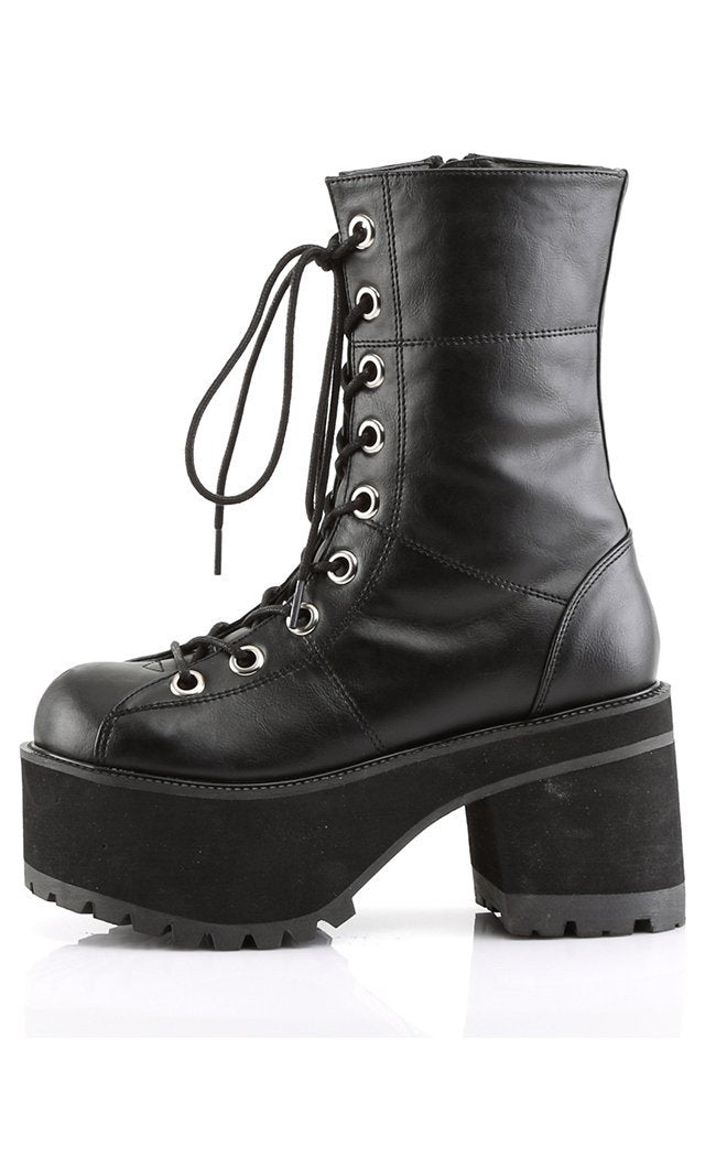 RANGER-301 Black Boots-Demonia-Tragic Beautiful