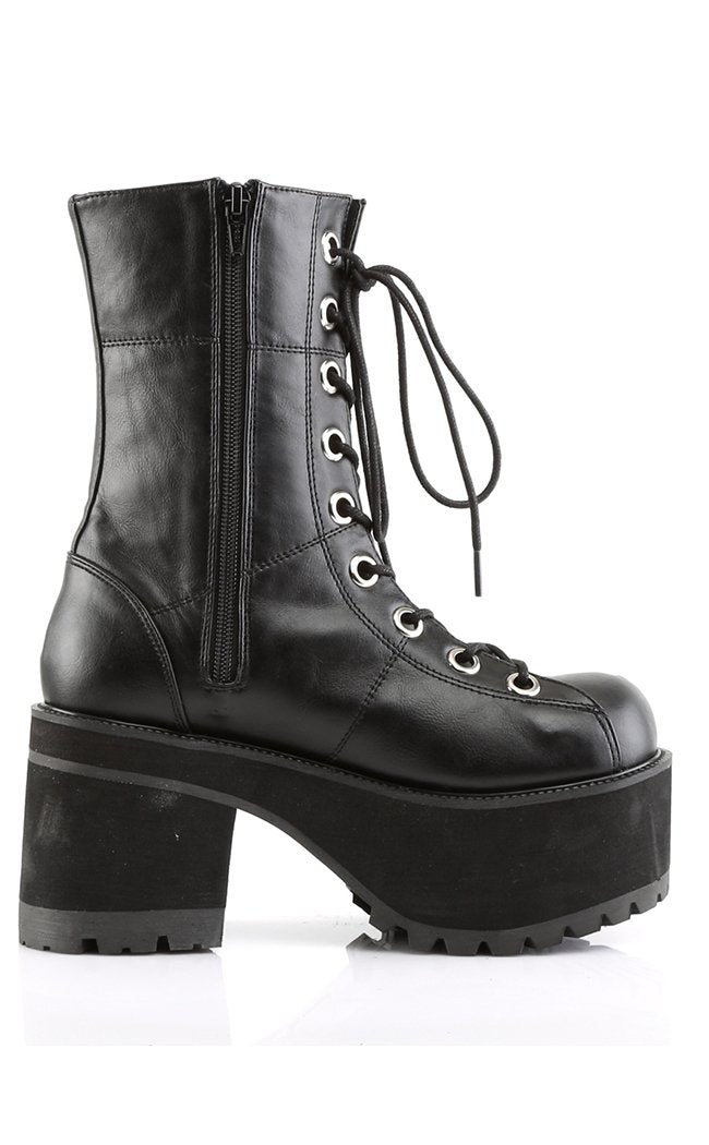 RANGER-301 Black Boots-Demonia-Tragic Beautiful