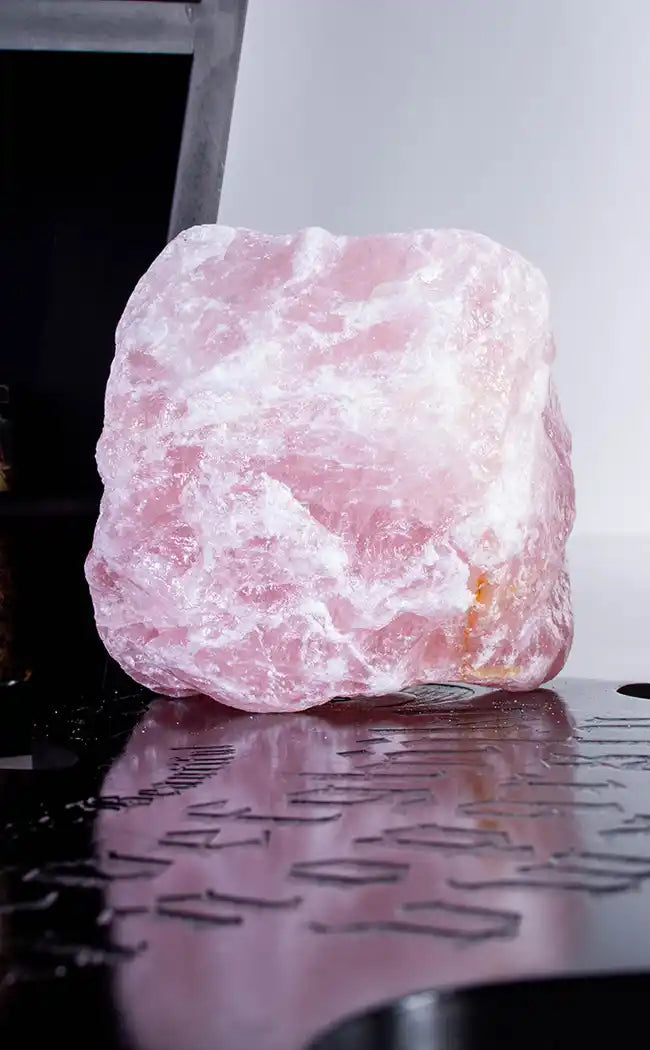 Rose Quartz Crystal Raw Boulder | 500gm - 3kg-Crystals-Tragic Beautiful