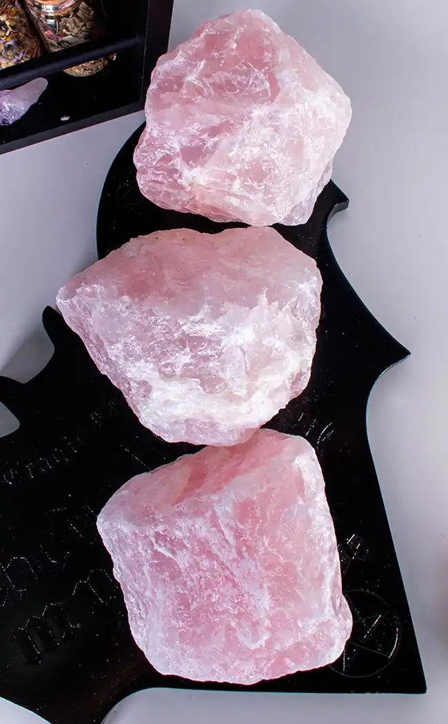 Rose Quartz Crystal Raw Boulder | 500gm - 3kg-Crystals-Tragic Beautiful