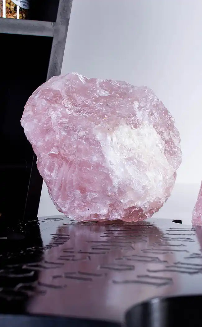 Rose Quartz Crystal Raw Boulder | 500gm - 3kg-Crystals-Tragic Beautiful