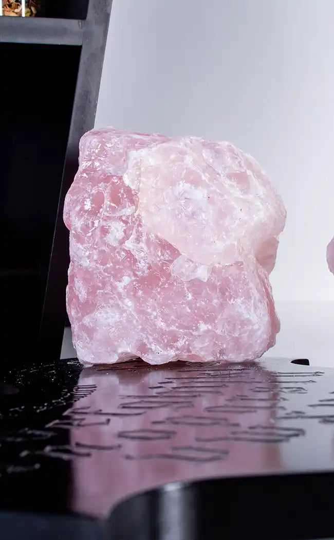 Rose Quartz Crystal Raw Boulder | 500gm - 3kg-Crystals-Tragic Beautiful