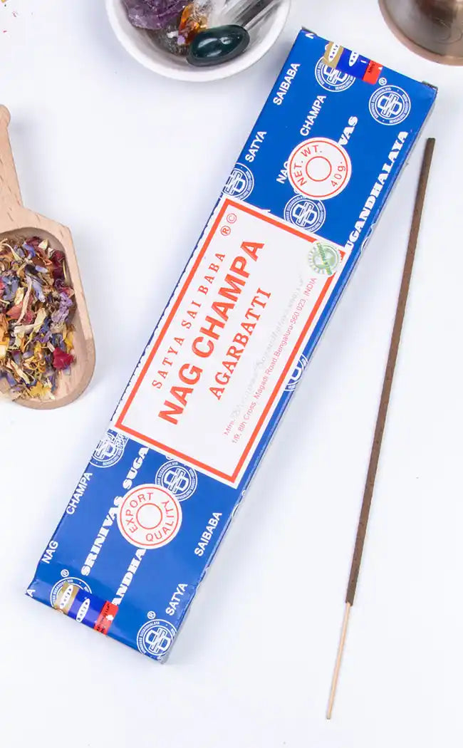 Satya Nag Champa Incense 40gm-Incense-Tragic Beautiful