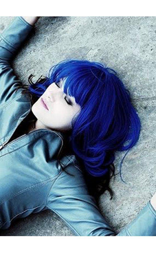 Amplified Shocking Blue Hair Dye-Manic Panic-Tragic Beautiful