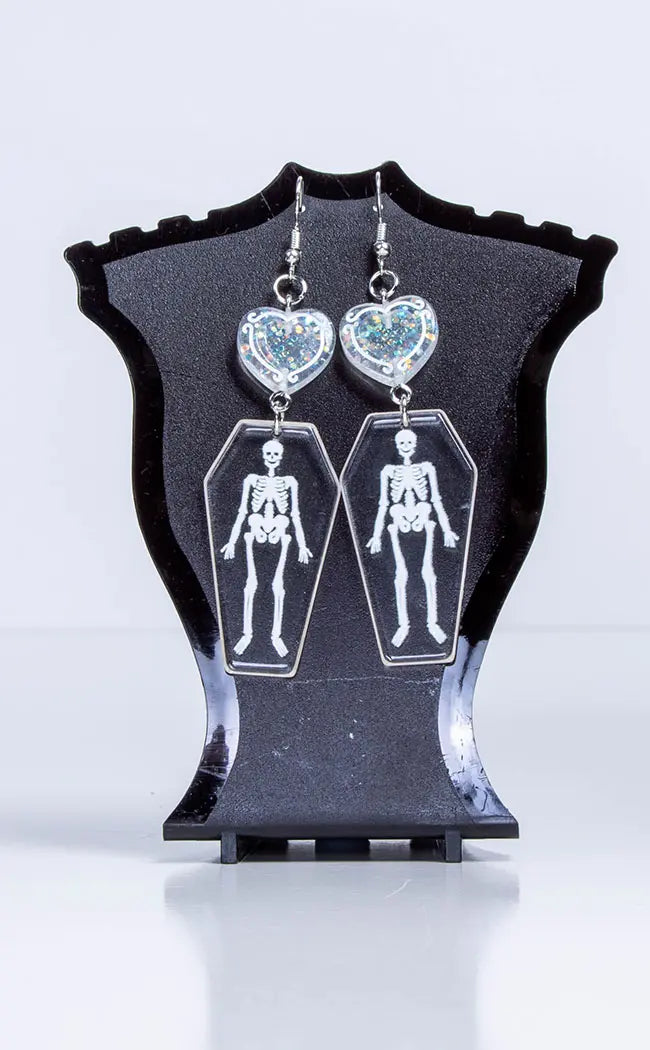 Skele Earrings-Drop Dead Gorgeous-Tragic Beautiful