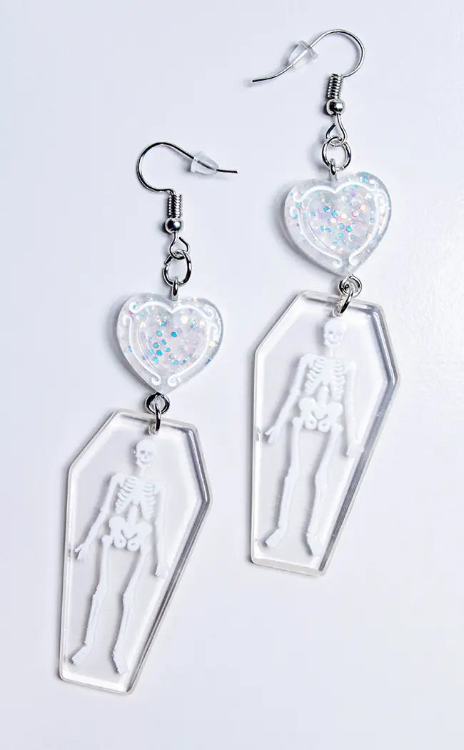 Skele Earrings-Drop Dead Gorgeous-Tragic Beautiful