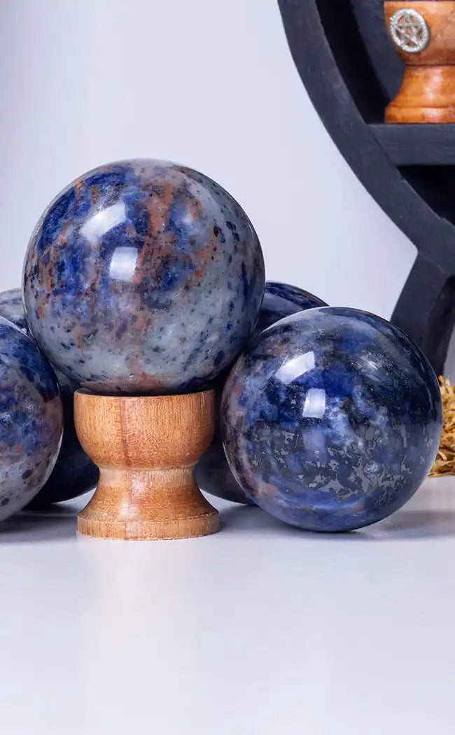 Sodalite Crystal Spheres-Crystals-Tragic Beautiful