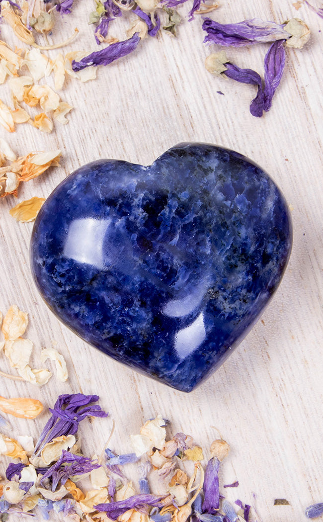 Sodalite Heart-Crystals-Tragic Beautiful