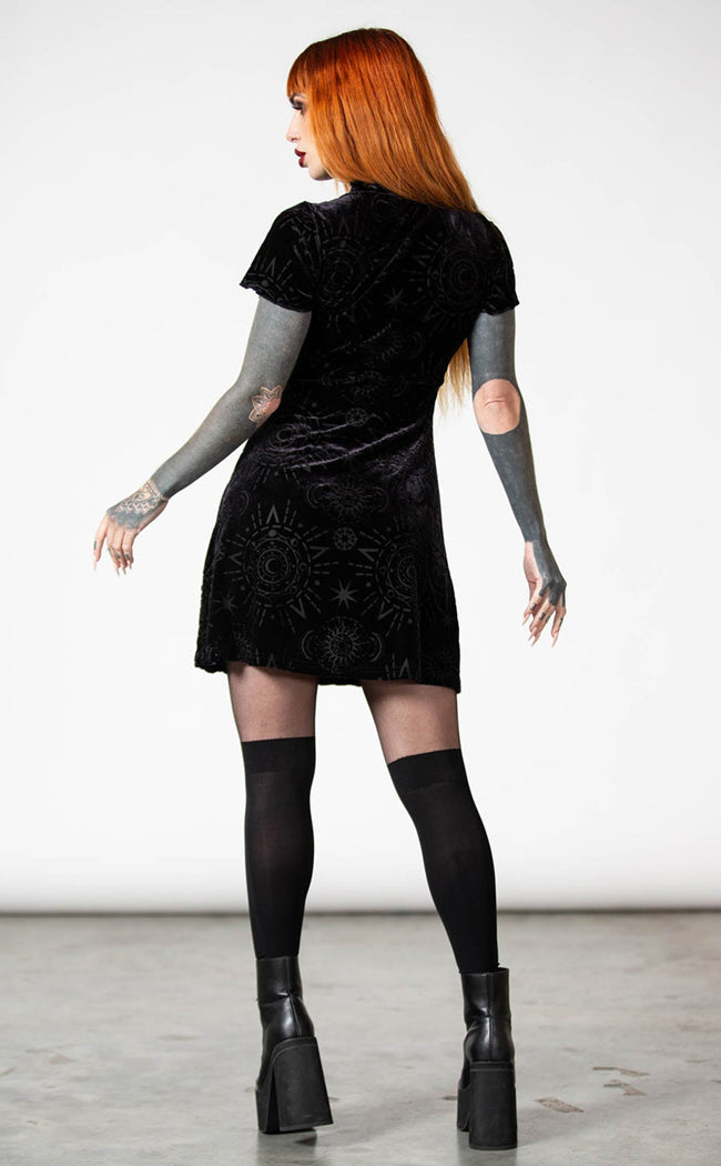 Spiritual Chant Burnout Dress-Killstar-Tragic Beautiful