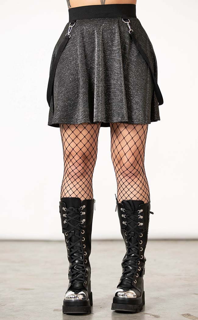 Studio 666 Skater Skirt-Killstar-Tragic Beautiful