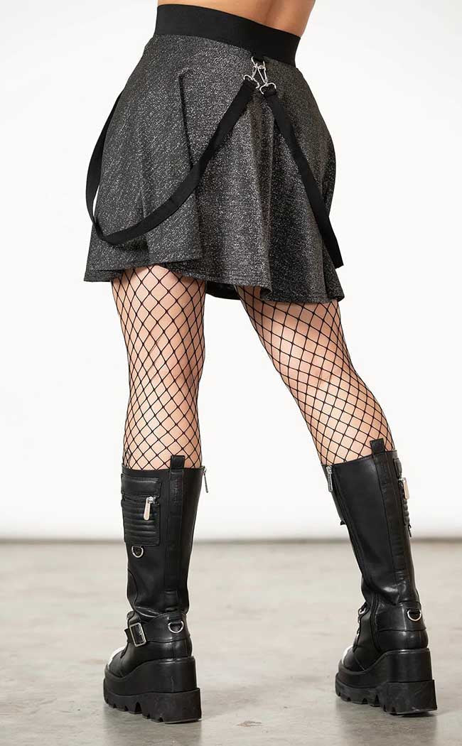 Studio 666 Skater Skirt-Killstar-Tragic Beautiful