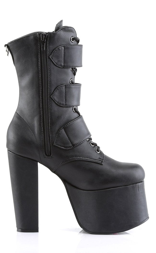 TORMENT-703 Black Boots-Demonia-Tragic Beautiful