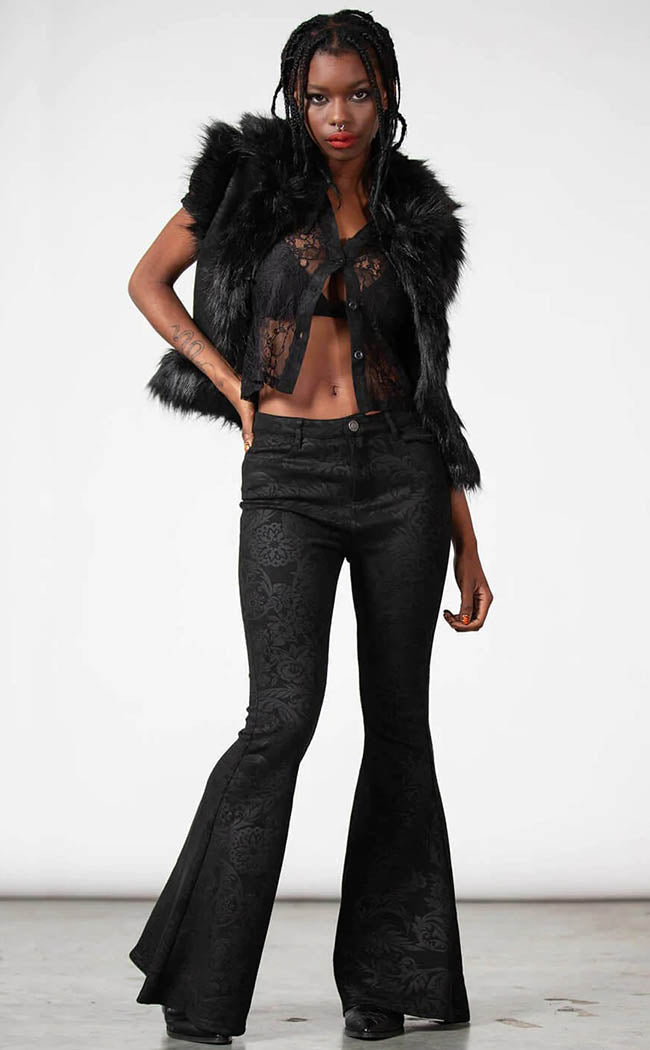 Terradalia Faux Fur Gilet-Killstar-Tragic Beautiful