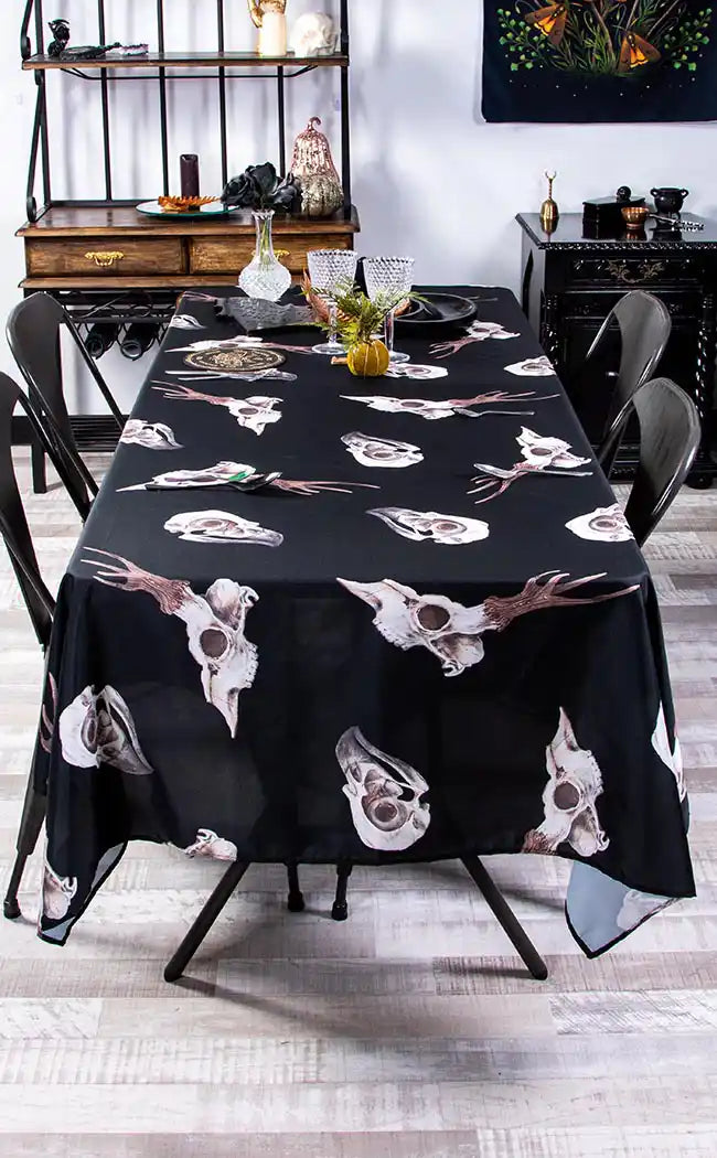 The Bone Collector Tablecloth-The Haunted Mansion-Tragic Beautiful