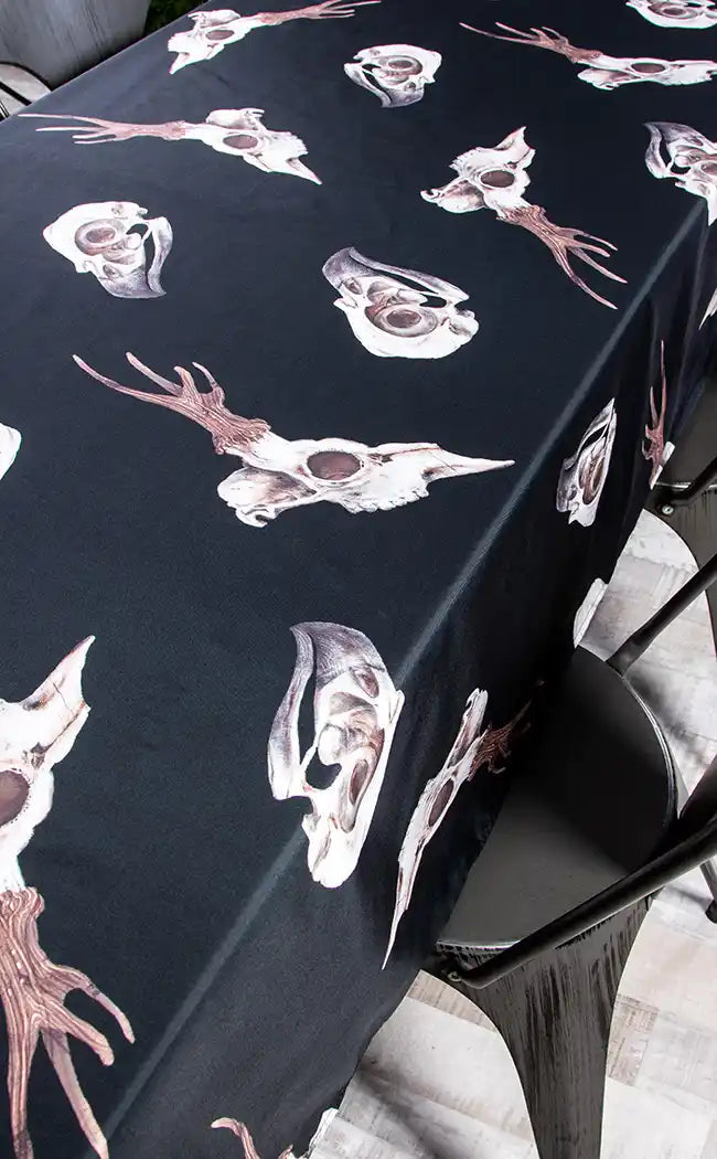 The Bone Collector Tablecloth-The Haunted Mansion-Tragic Beautiful