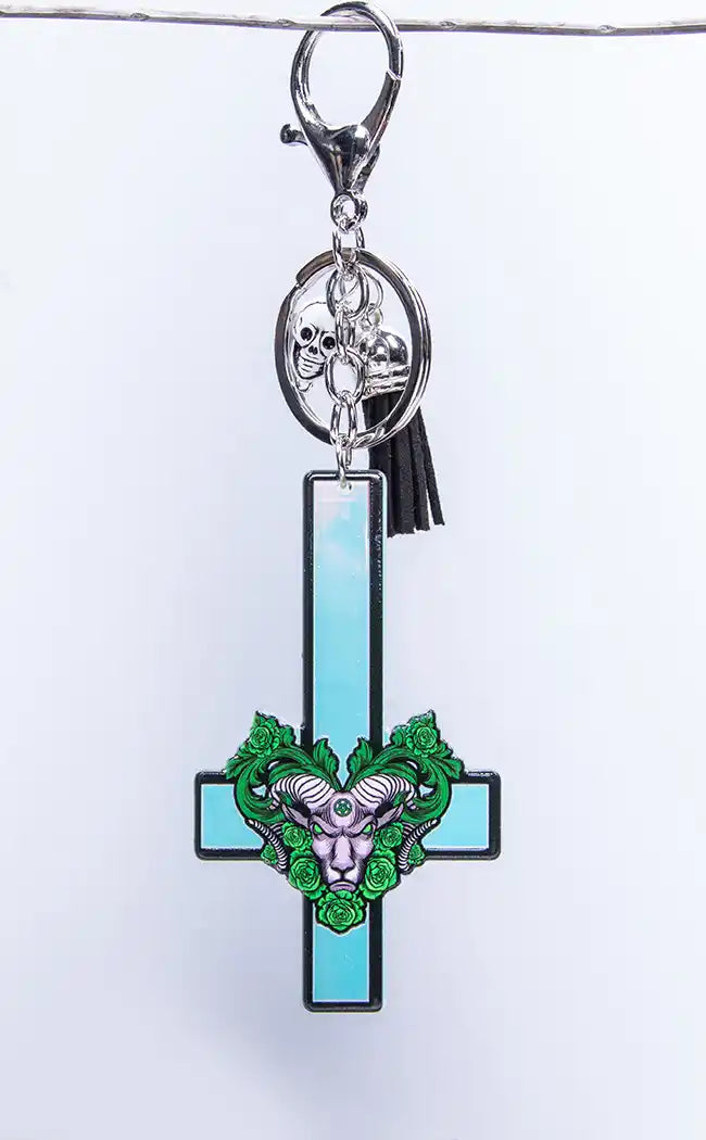 The Devil Herself Holographic Keychain-Sellma Soul-Tragic Beautiful