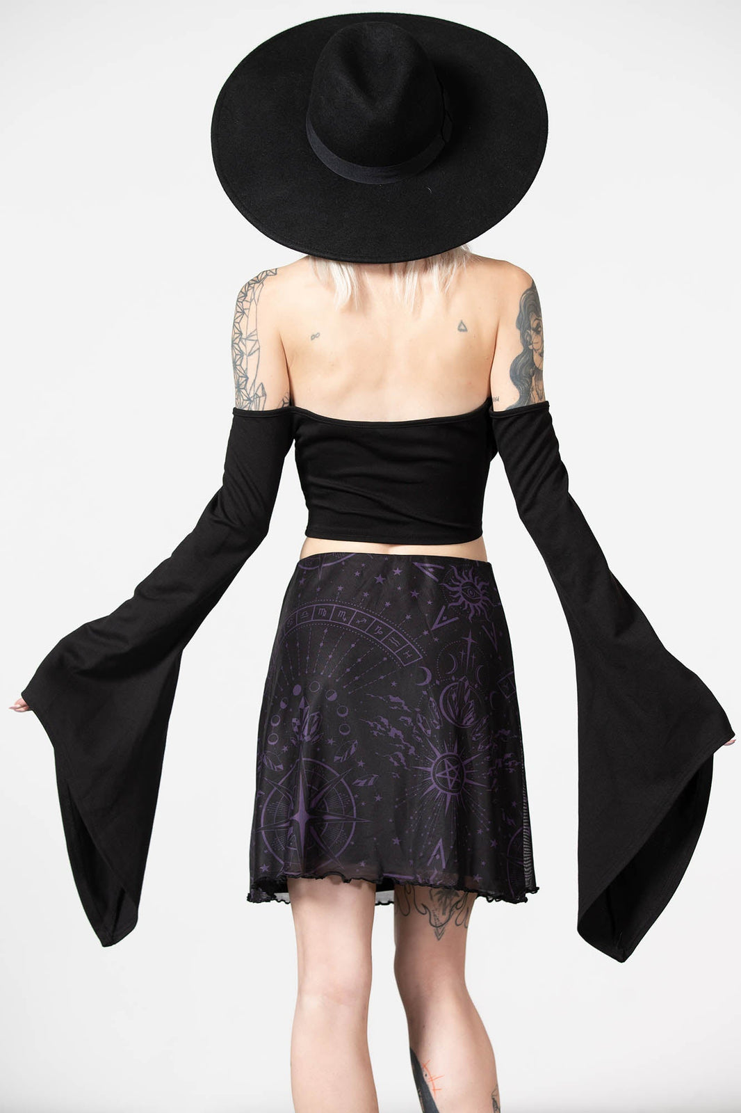 Trevea Mesh Mini Skirt-Killstar-Tragic Beautiful