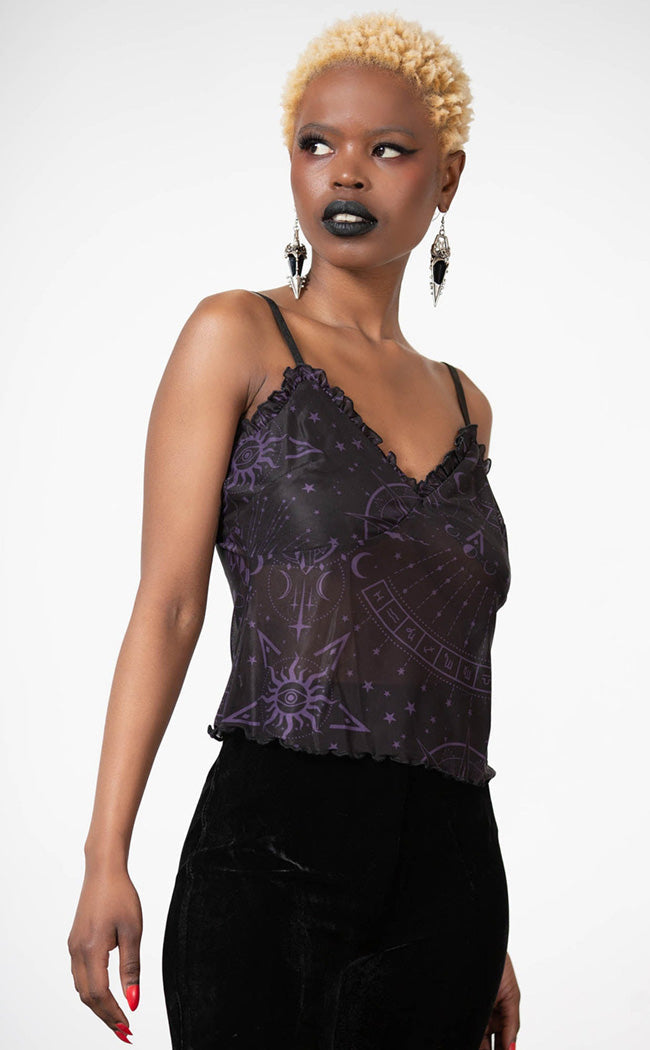 Verve Mesh Cami Top-Killstar-Tragic Beautiful