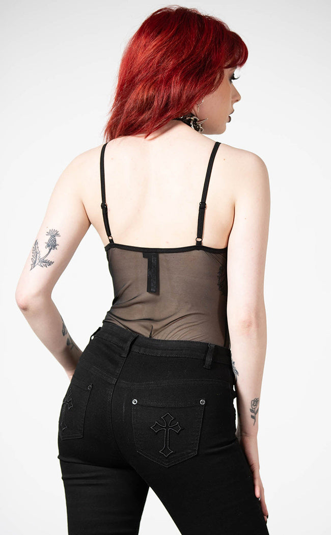 Violenta Lace-Up Bodysuit-Killstar-Tragic Beautiful