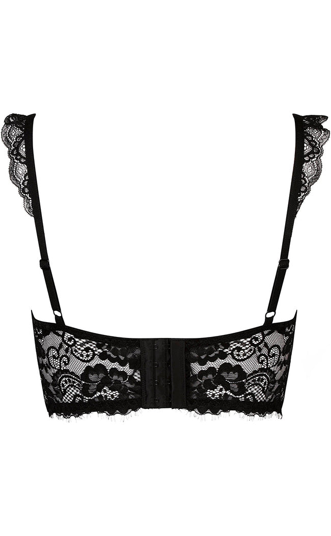 Wild Rose Mesh Bra-Killstar-Tragic Beautiful