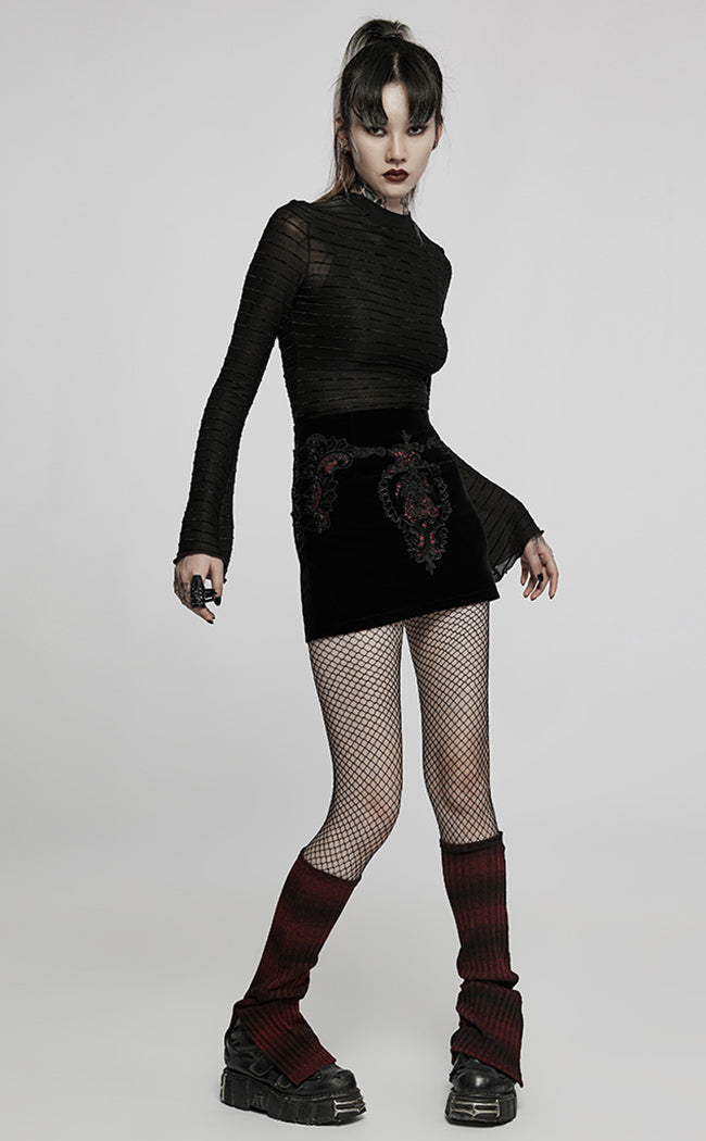 Wild Things Legwarmers | Black & Red-Punk Rave-Tragic Beautiful