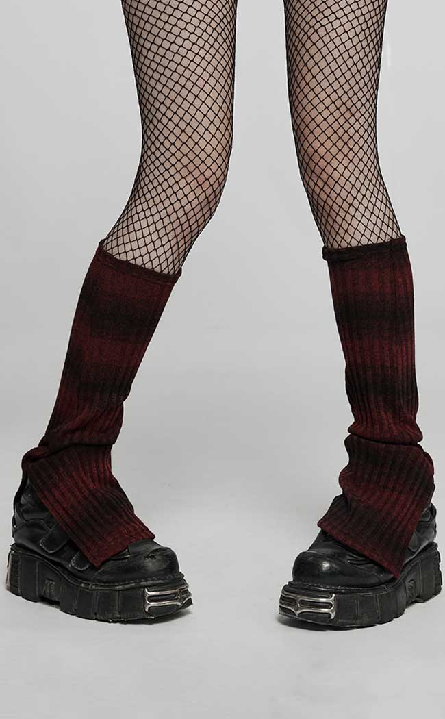 Wild Things Legwarmers | Black & Red-Punk Rave-Tragic Beautiful