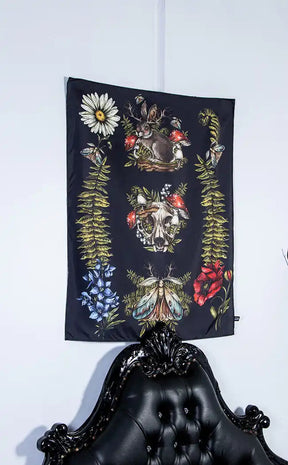 Witching Hour Tapestry | Hedge Witch Cottage-The Haunted Mansion-Tragic Beautiful