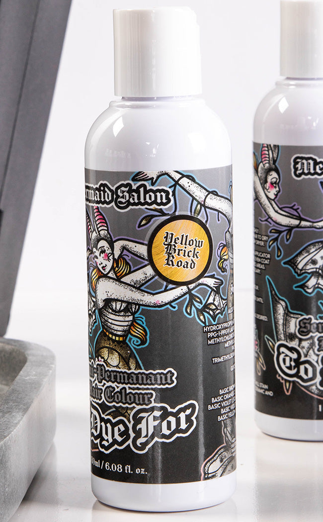 Yellow Brick Road | To Dye For Semi-Permanent Hair Colour-Mermaid Salon-Tragic Beautiful