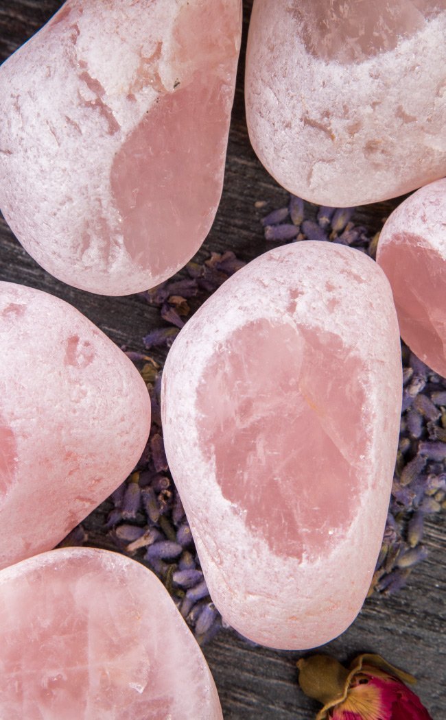 Seer Stone Rose Quartz | Large-Crystals-Tragic Beautiful