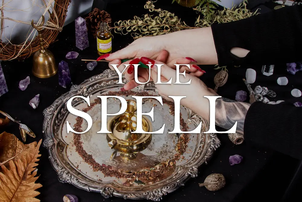 Yule Candle Spell | A candle spell for the Winter Solstice, June 21st and June 22nd, to bring forth happiness and prosperity