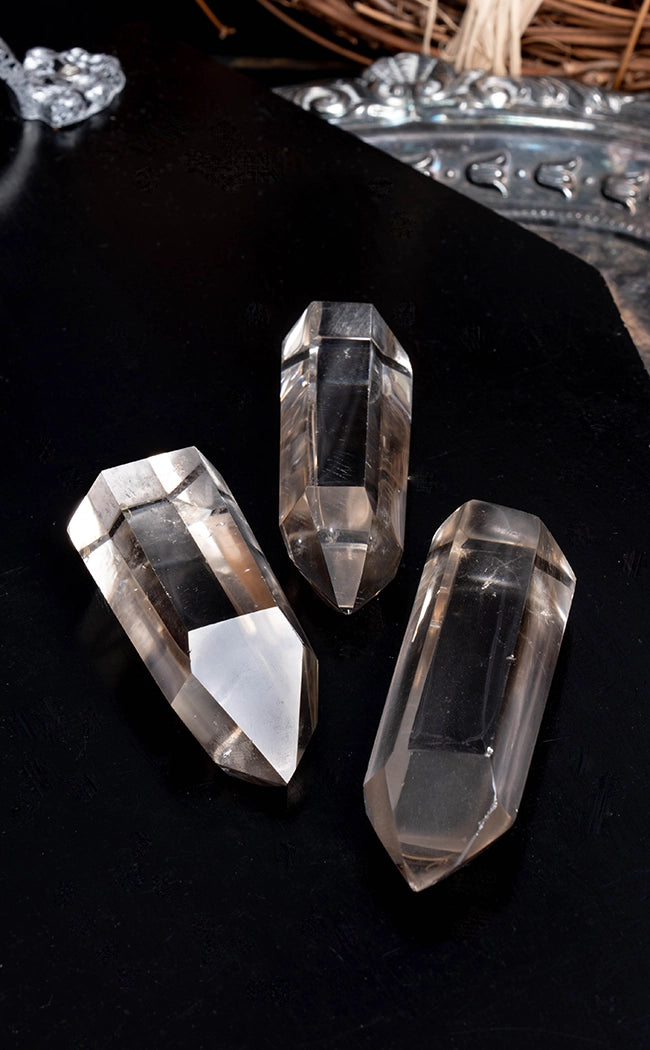 A Grade Smoky Quartz Crystal Points-Crystals-Tragic Beautiful