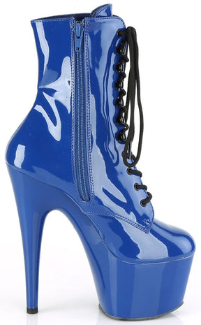 ADORE-1020 Royal Blue Ankle Boots-Pleaser-Tragic Beautiful