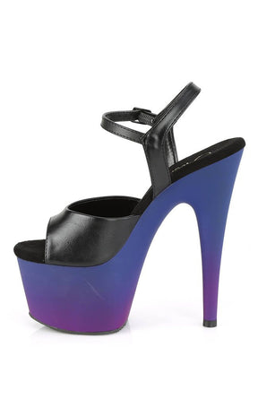 ADORE-709BP Black/Blue-Purple Ombre Heels-Pleaser-Tragic Beautiful