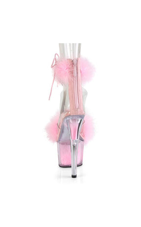 ADORE-724F Pink Fur Heels-Pleaser-Tragic Beautiful