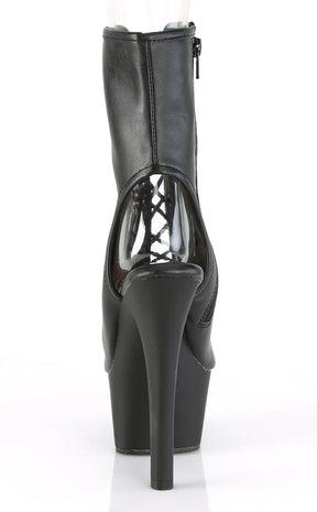 ASPIRE-1016 Black Matte Ankle Boots-Pleaser-Tragic Beautiful
