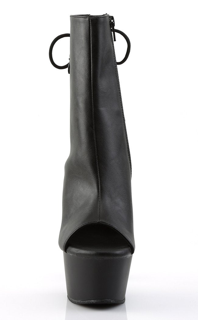 ASPIRE-1018 Black / Black Matte Ankle Boots-Pleaser-Tragic Beautiful