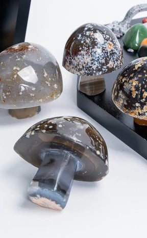 Agate Crystal Mushrooms | Large