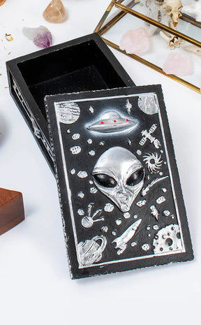 Alien Trinket/Tarot Box-Witchcraft Supplies-Tragic Beautiful