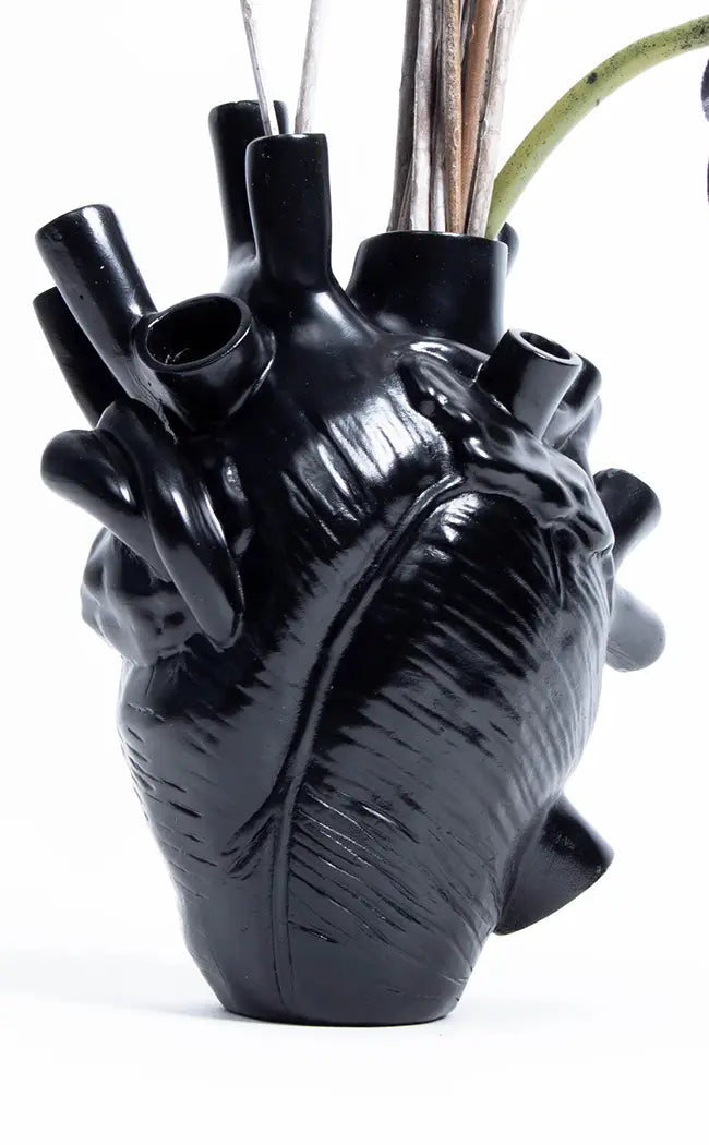 Anatomical Heart Vase | Black-The Haunted Mansion-Tragic Beautiful