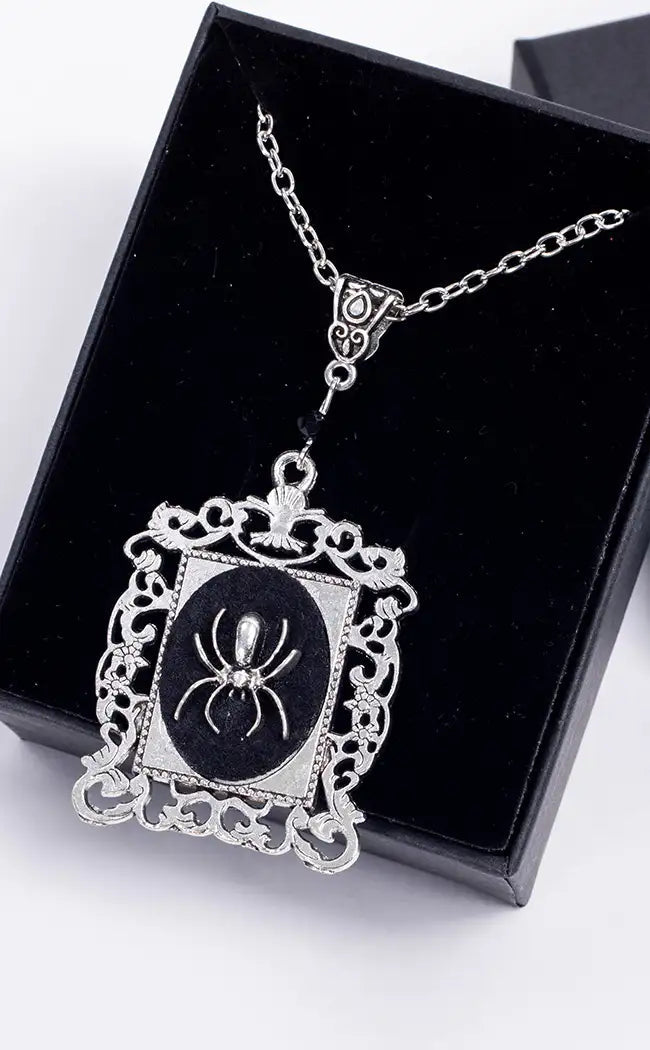 Arachne Frame Necklace-Gothic Jewellery-Tragic Beautiful