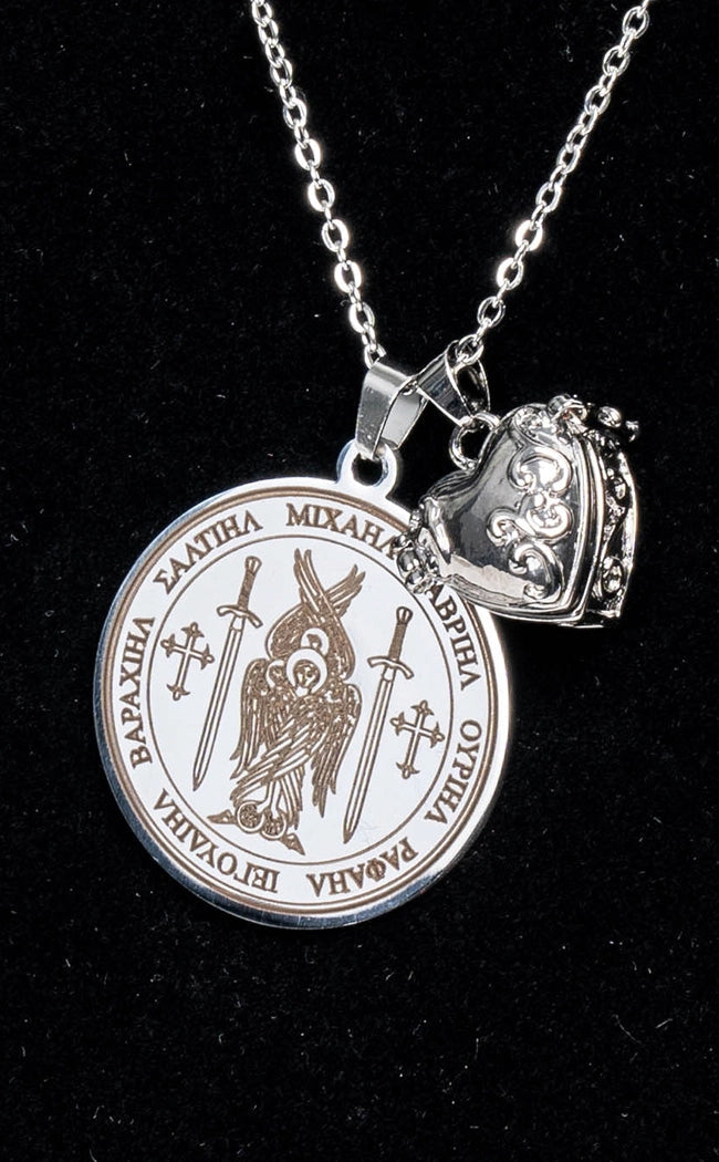 Archangel Protection Locket Necklace
