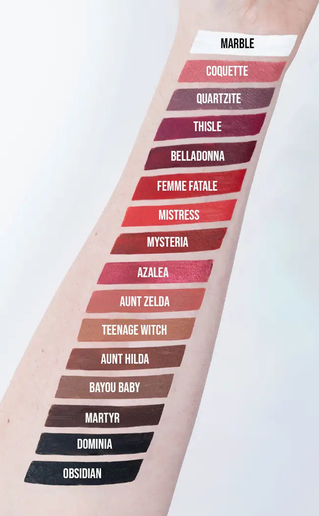 Aunt Zelda | Nude Pink Matte Lipstick-Evil Eye Cosmetics-Tragic Beautiful