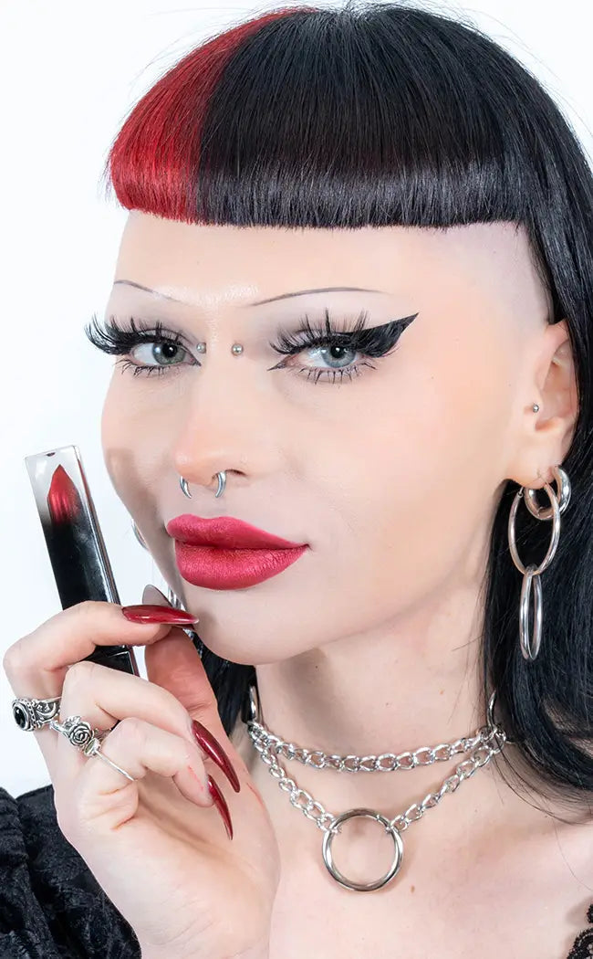 Azalea | Metallic Pink Matte Lipstick-Evil Eye Cosmetics-Tragic Beautiful