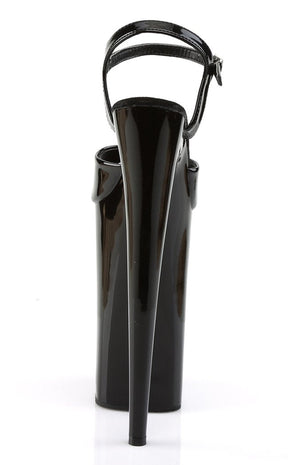 BEYOND-009 Black Patent EXXXTRA High 10" Heels-Pleaser-Tragic Beautiful