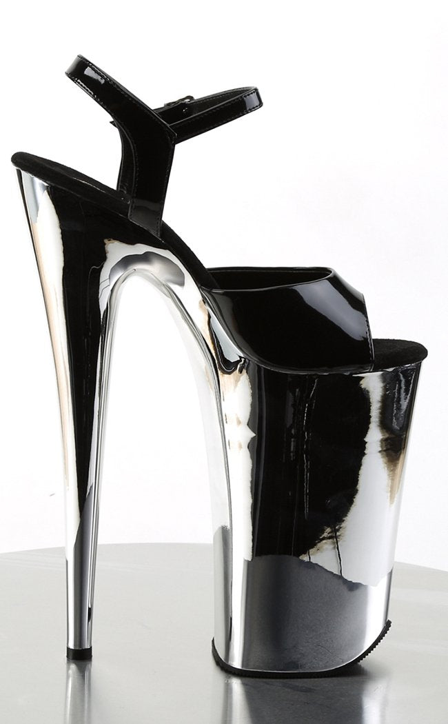 Buy AXIUM Women 4 Inch Block High Heel Sandals NON SLIP SOLE (Beige) at  Amazon.in