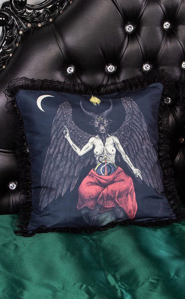 LARGE SQUARE CUSHION GOTHIC GODDESS main image 1