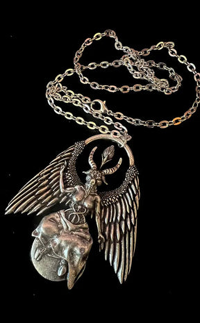 Baphomet Rising Necklace-Mother Of Hades-Tragic Beautiful