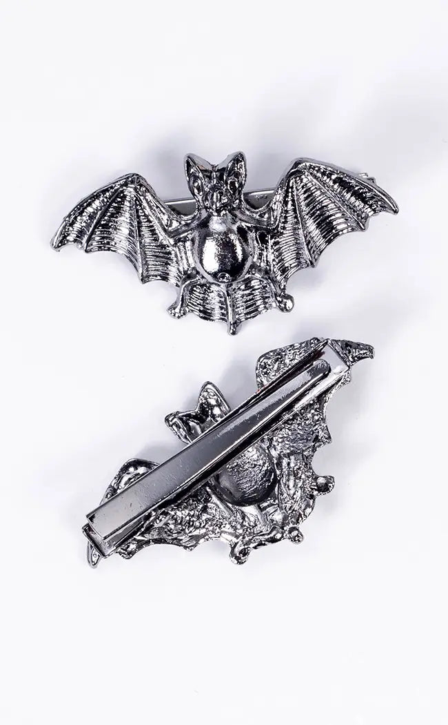 Batty Hair Clip Set-Gothic Jewellery-Tragic Beautiful