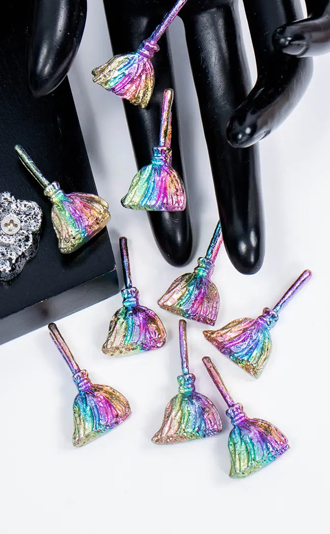 Bismuth Mini Crystal Brooms-Crystals-Tragic Beautiful