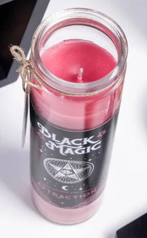 Black Magic Glass Candle | Attraction | Blood Orange & Jasmine-Candle Magic-Tragic Beautiful